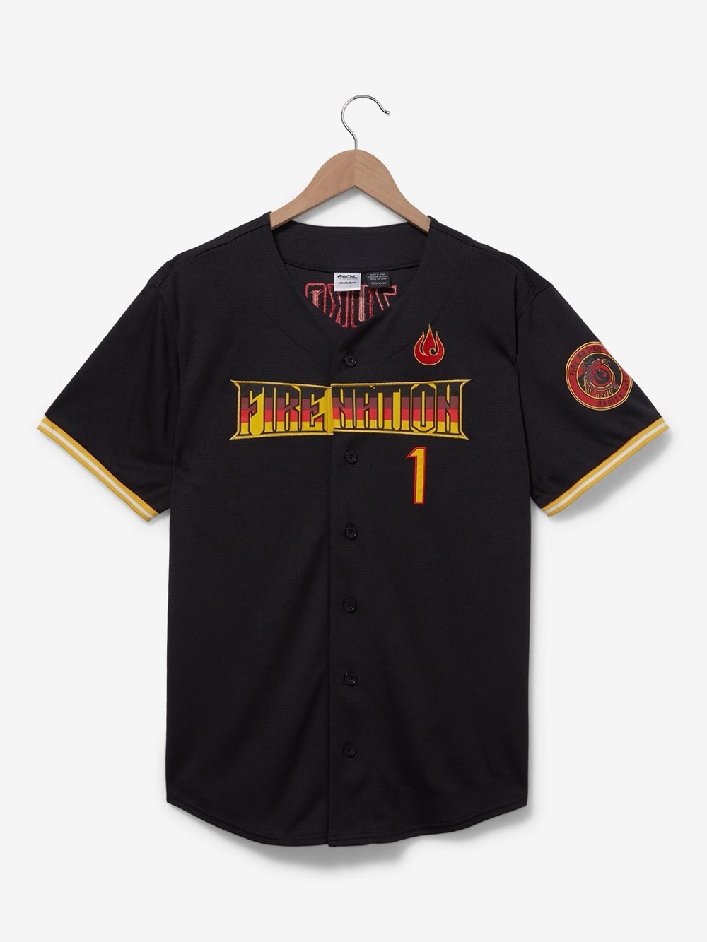 Avatar: The Last Airbender Fire Nation Baseball Jersey